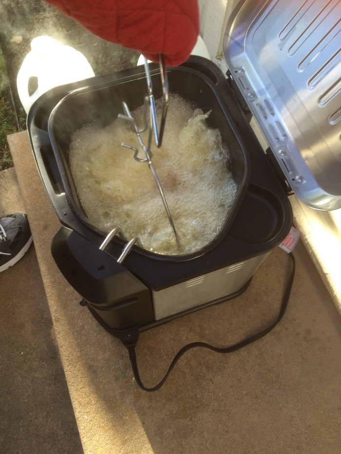 how to make a deep frying a turkey instructions