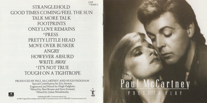 Paul McCartney Press To Play album review