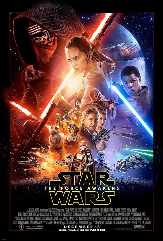 Star Wars The Force Awakens movie poster