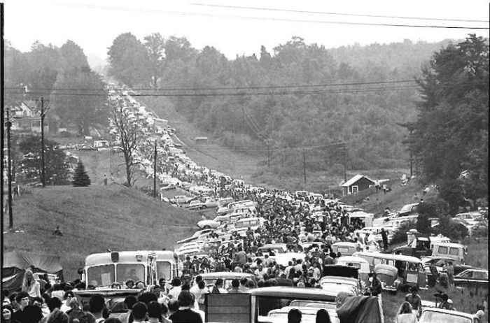 Woodstock crowds 1969