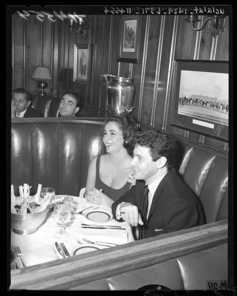Elizabeth Taylor Eddie Fisher Chasens Chili Hollywood
