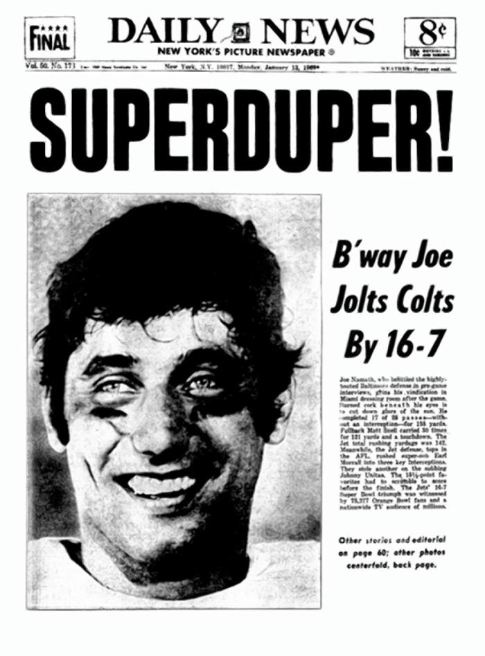 super bowl 3 upset victory