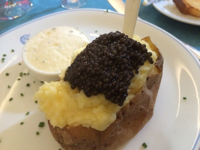 Kaspar Caviar caviar baked potato