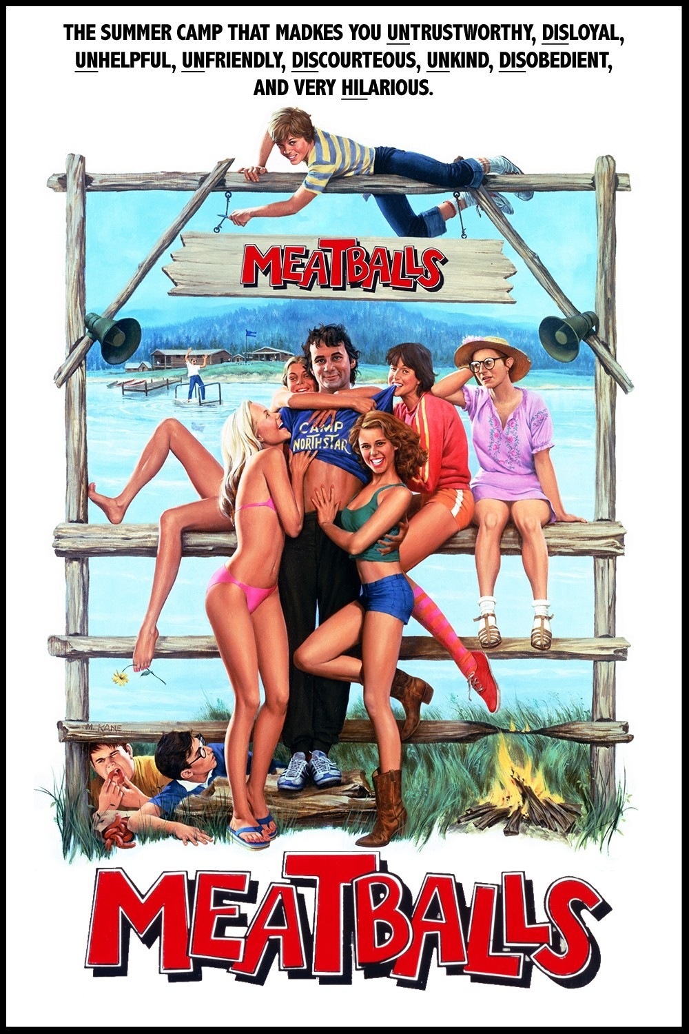 meatballs movie bill murray kristine debell