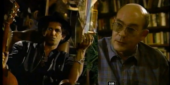 hunter s. thomspn thompson keith richards