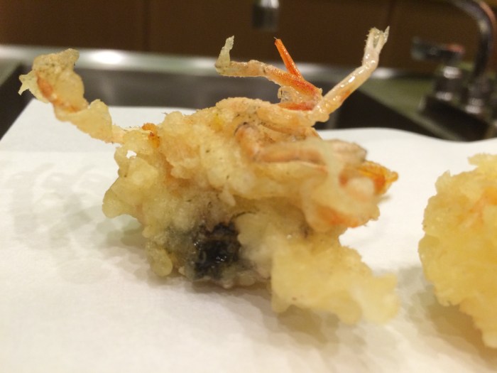 Tempura Endo Scampi head recipe