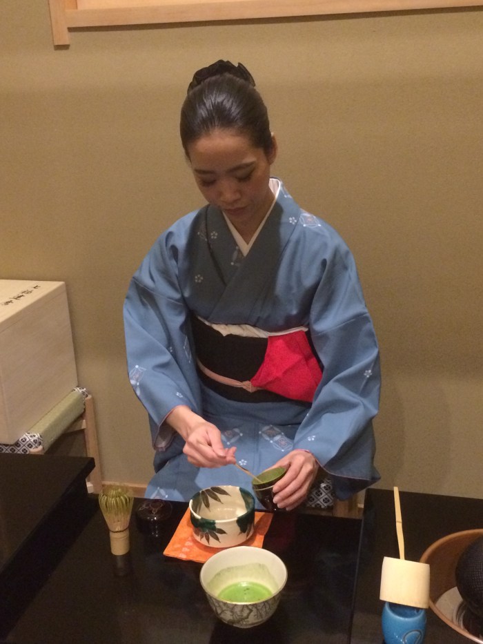 Tempura Endo tea ceremony