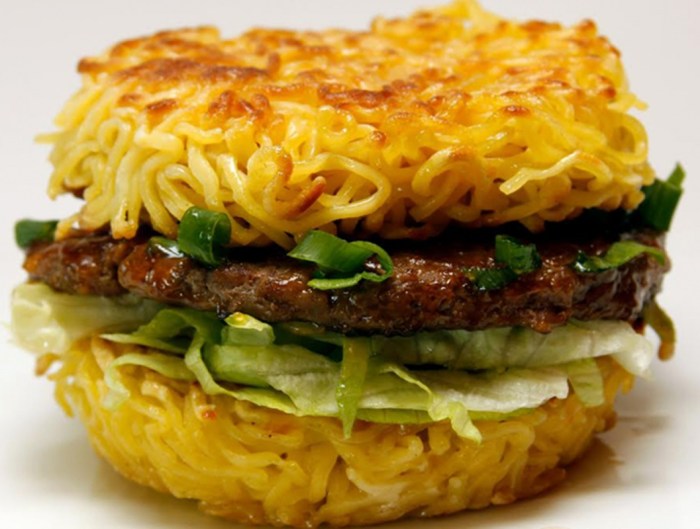 unique ramen-burger