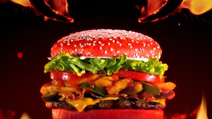 Bite Down On The “Angriest Whopper!” Burger King’s Fiery “Angry Red ...