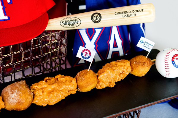 Chicken and Doughnut Skewer Texas