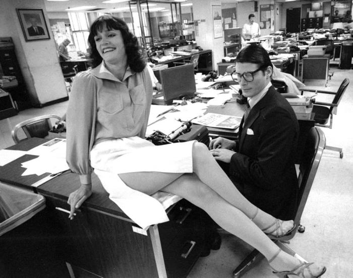 Christopher Reeve and Margot Kidder
