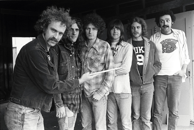 Eagles band with Bill Szymczyk