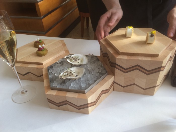 11 Madison Park tower of tastes