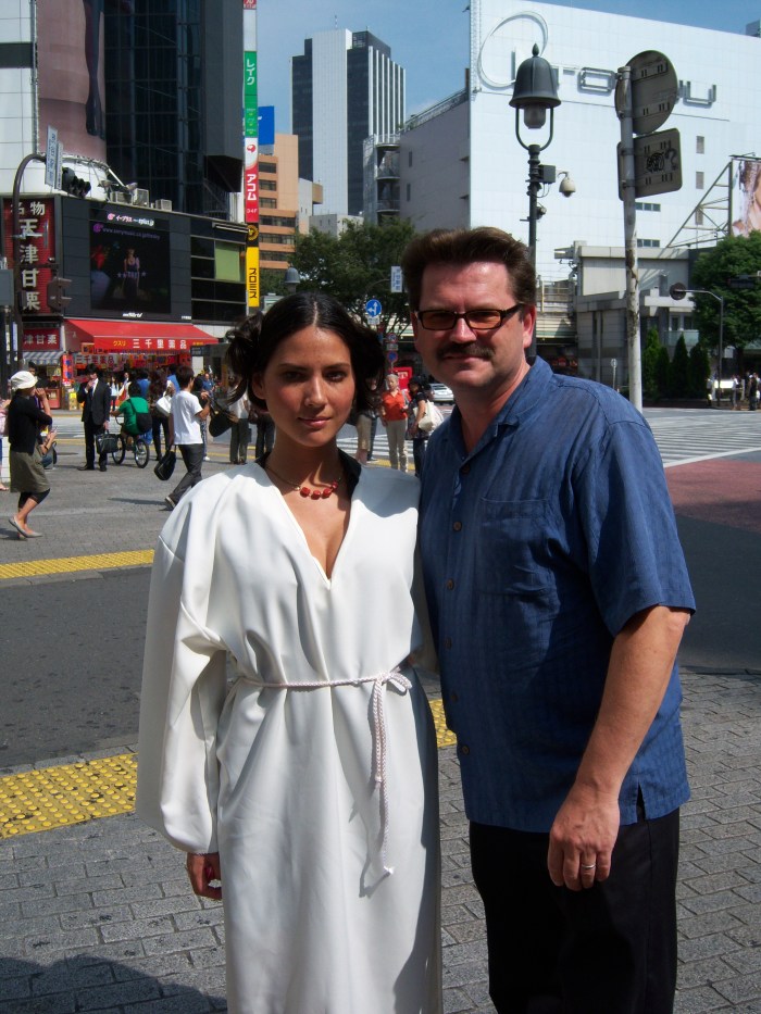 JR and Olivia Munn Shibuya