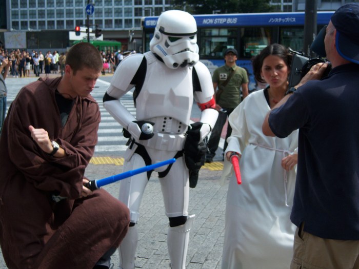 Olivia Munn Dancing Stormtrooper