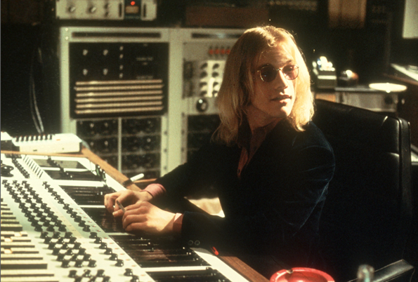 Warren Zevon in the studio