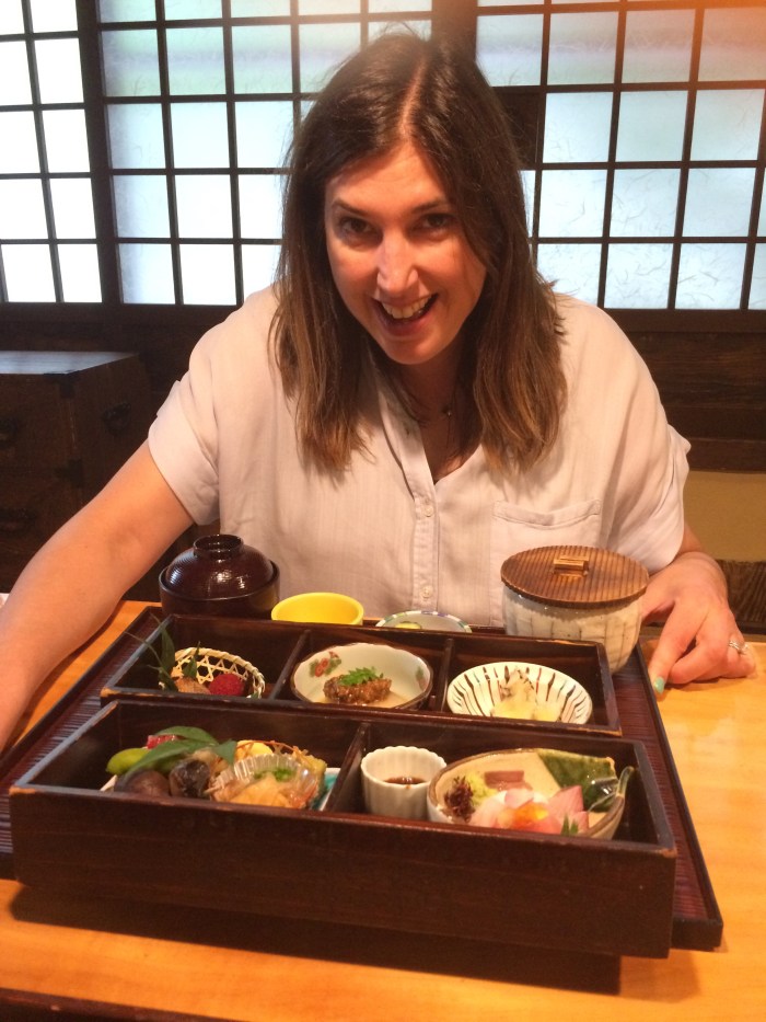 Alex and her musical bento box