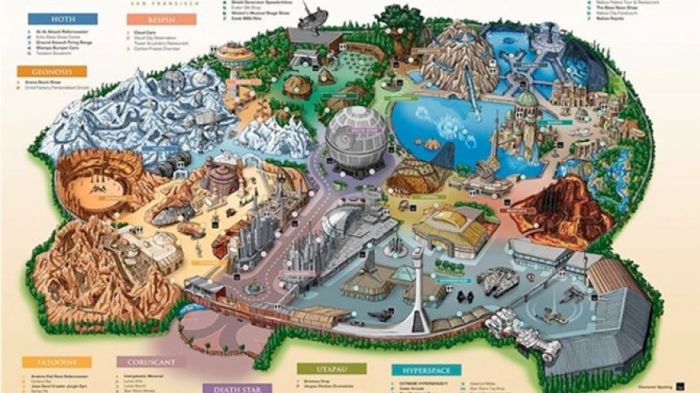 disneyland star wars map