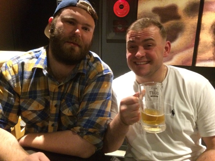 Jeff and Chris at Golden Gai