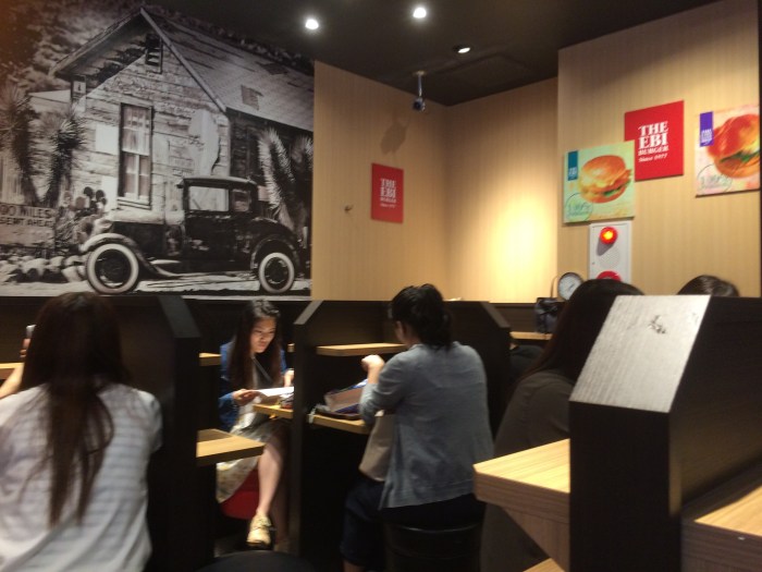 Lotteria Tokyo restaurant