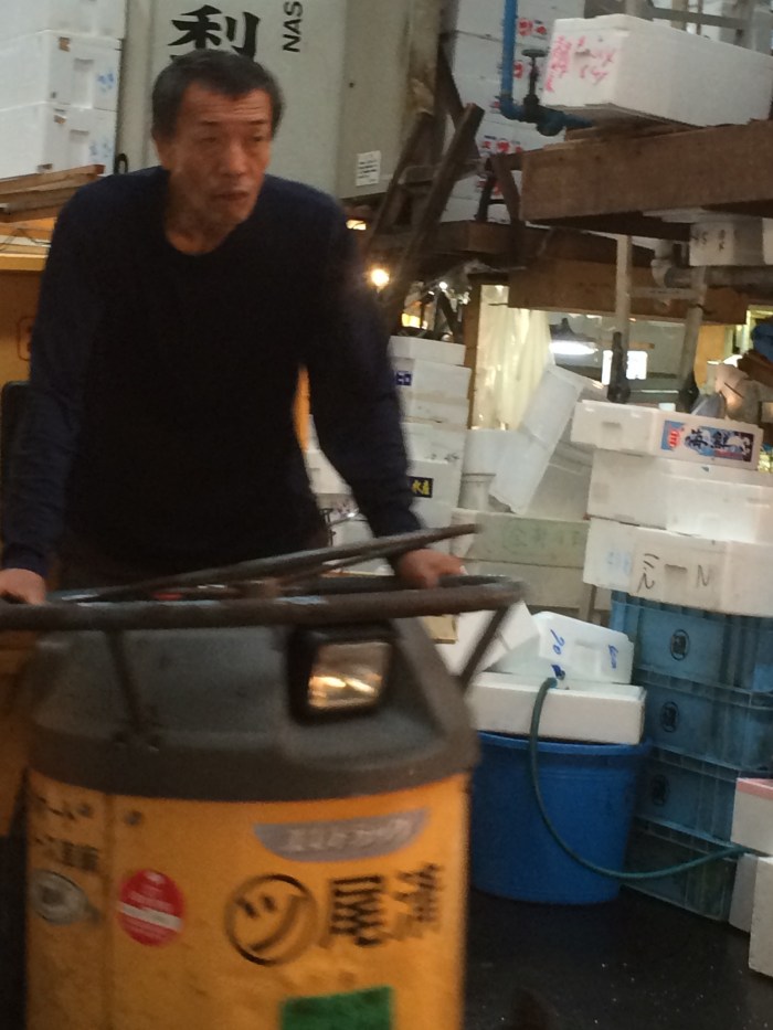 Tsukiji fish market Tokyo