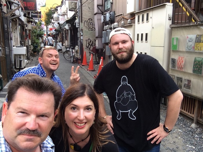 Us in Golden Gai
