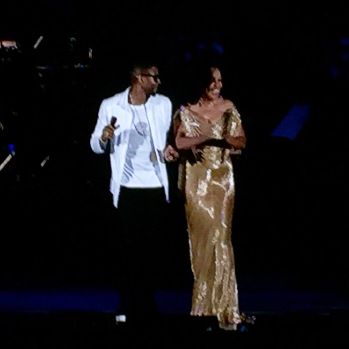 Usher and Diana Ross The Hollywood Bowl