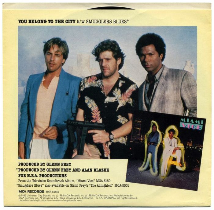 You Belong to the City hit single Glenn frey Miami Vice