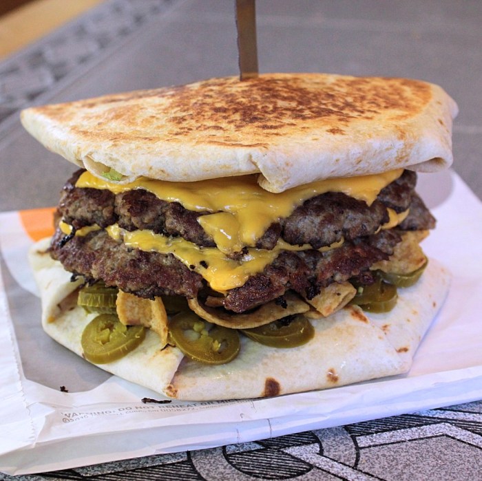 Crunchwrap Double Cheeseburger The Vulgar Chef