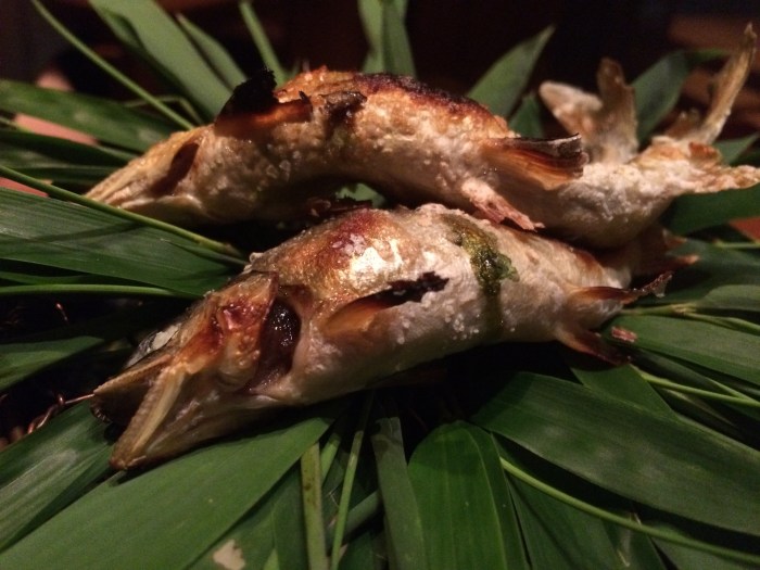 Park Hyatt restaruant Ayu fish