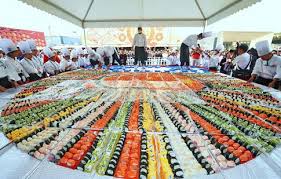 worlds largest sushi mosaic