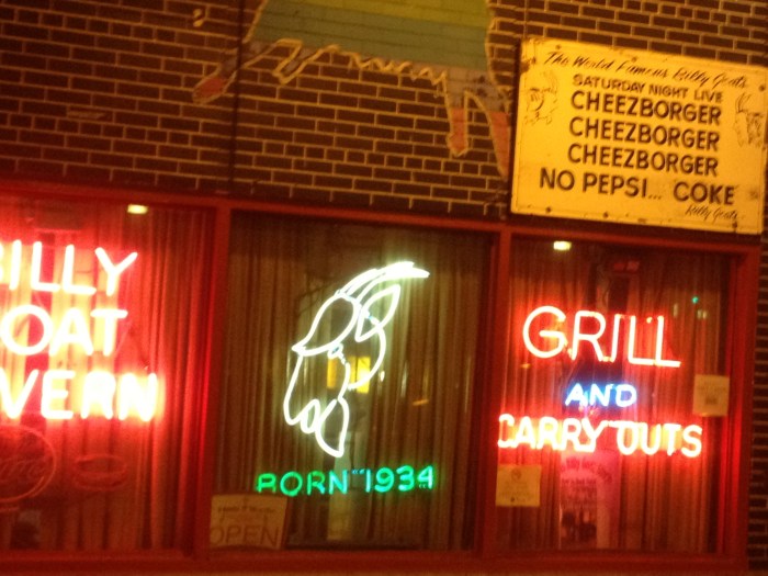 Billy Goats Tavern Cheezborger Cheeseburger