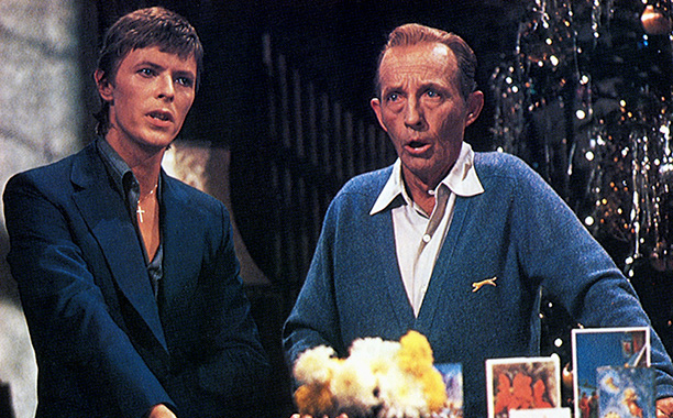 UNSPECIFIED - JANUARY 01:  (AUSTRALIA OUT) Photo of Bing CROSBY and David BOWIE; with Bing Crosby, performing Little Drummer Boy  (Photo by GAB Archive/Redferns)