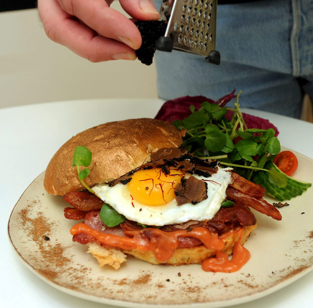 most expensive bacon sandwich