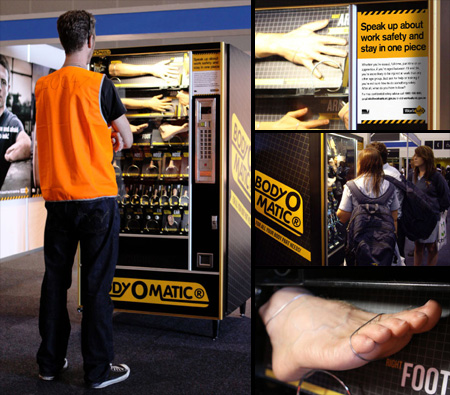 body parts vending machine