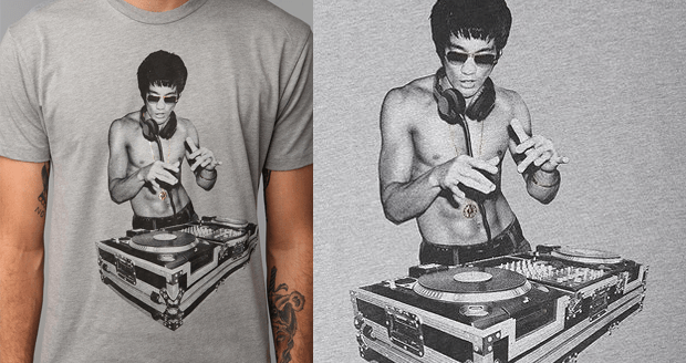 Bruce-Lee-DJ-T-shirt