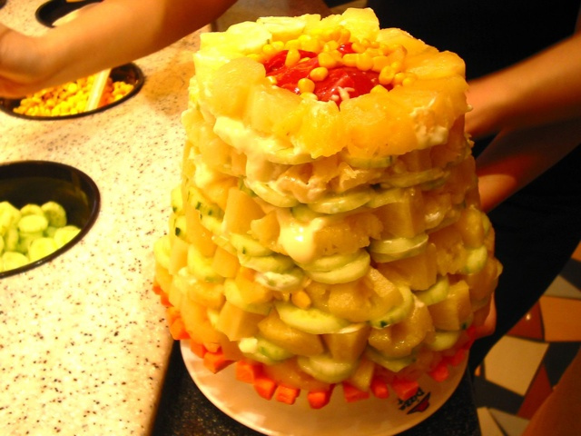 Burger King Chinese salad towers