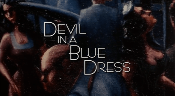 devil in a blue dress poster The Kindness Light Blue Crochet Trim Button Down Dress, X-Small - The Mint Julep Boutique main image 1