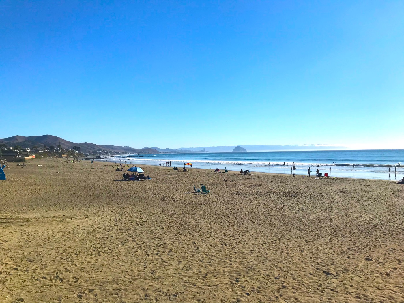 The Majestic Cayucos Beach! Windsurfers! Morro Bay Rock! California’s ...