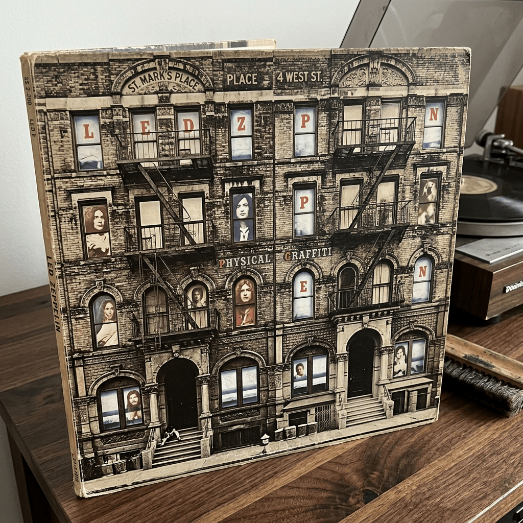 Led Zeppelin Physical Graffiti album cover